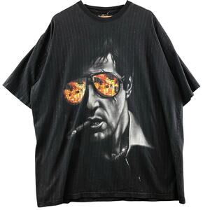 Vintage Scarface Movie Sunglasses Explosion, Reflection T shirt Big Print 2XL